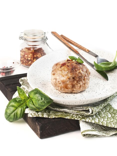 Talerz z apetycznym daniem